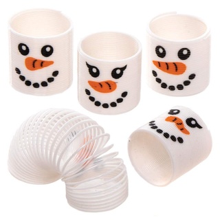 Schneemann Mini Federn  (pro Set 12) Weihnachtsspielzeug