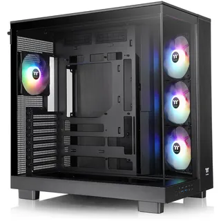 Thermaltake View 380 XL TG ARGB Mid Tower ATX Gehäuse Sichtfenster schwarz
