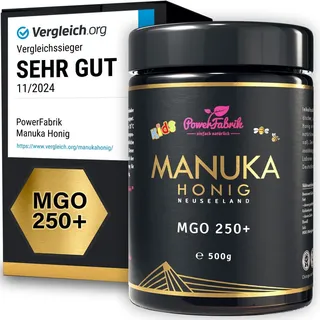 PowerFabrik Manuka Honig für Kinder, MGO 250+ 500 g