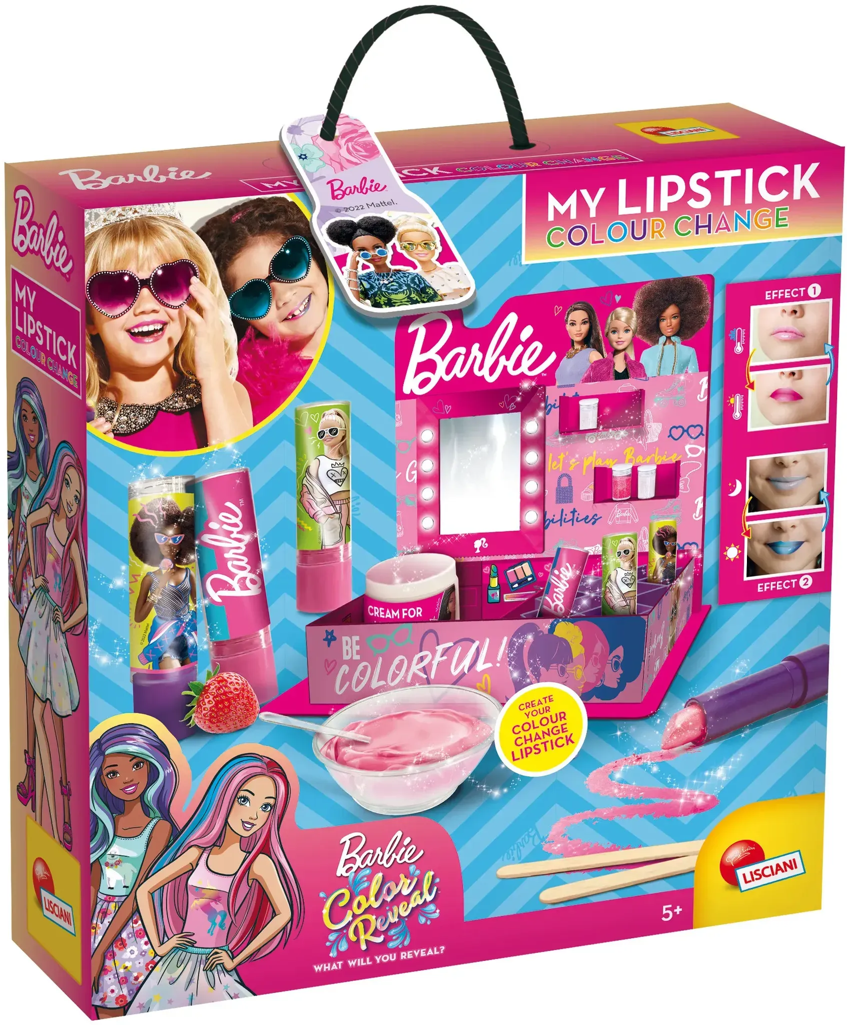 Lisciani 88638 - Farbige Barbie Lippenstifte
