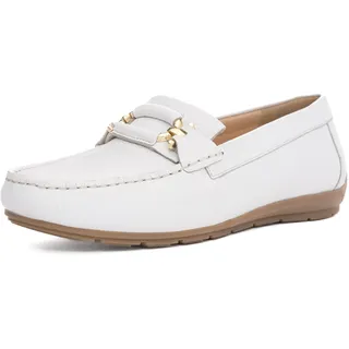 ARA Damen Alabama Mokassin, Weiss, 39 EU