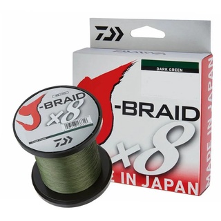 Daiwa J-braid 8 Geflochtene Schnur 300 M - Green - 0.200 mm