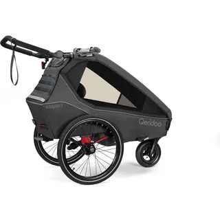 Qeridoo Kinderanhänger Kidgoo1 grey 2023