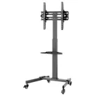 Reflecta TV Stand 55P-4040T schwarz TV-Rollwagen 81,3cm (32\ ) - 139,7cm (55\ ) Höhenverstellbar, Neigbar, Stand Geräteablage