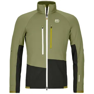 Ortovox Fleece Rib Jacket - Merino Fleecejacke - Herren Wild Herbs XL