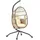 oval Khaki 1-Sitzer mit Gestell
