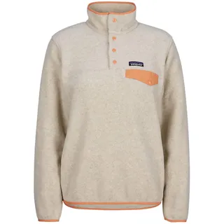 Patagonia LW Synch Snap-T P/O - - Oatmeal Heather w/Heirloom Peach