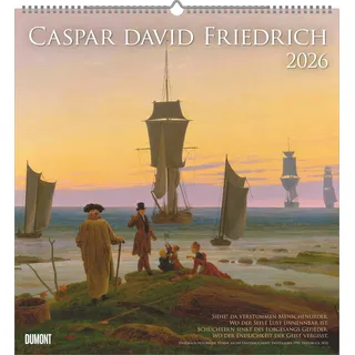 Neumann Caspar David Friedrich 2026 - Kunst-Kalender - Wand-Kalender - 45x48