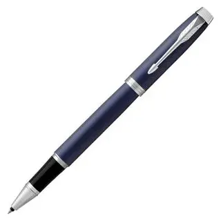 Parker IM Tintenroller blaumatt/silber 0,5 mm, Schreibfarbe: schwarz, 1 St.