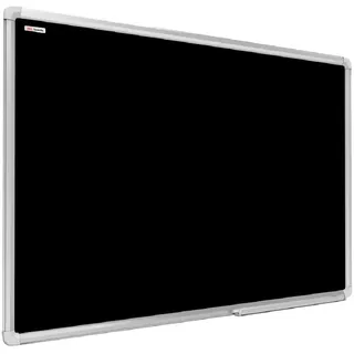 ALLboards Kreidetafel Magnetisch mit Alurahmen Premium EXPO 90x60cm Magnettafel Schwarz, Kreide