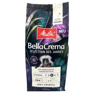 3 x 1000g Melitta Kaffeebohnen Bella Crema Selection des Jahres 2024