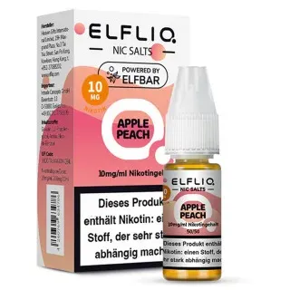 ELFLIQ – Apple Peach NicSalt Liquid by ElfBar 10ml / 10mg