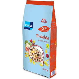 Kölln Müsli Früchte ohne Zuckerzusatz, Sparpack 1200g