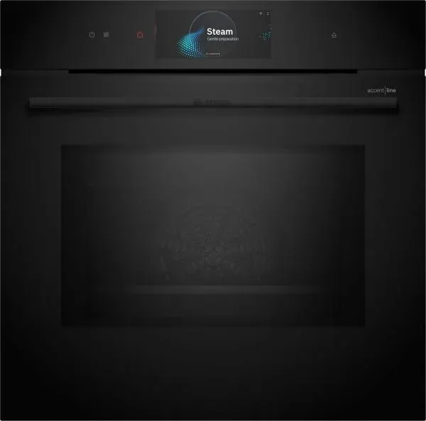Bosch AccentLine HNG978NB1 - Serie 8 Backofen mit Mikrowelle mit 5 Jahre Garantie, Schwarz, 60 x 60 cm