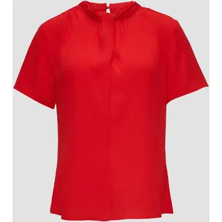 S.Oliver BLACK LABEL Crêpebluse mit Twist-Detail, rot, 48