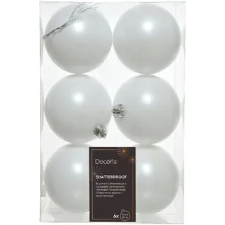 Kaemingk Weihnachtskugeln Kunststoff 8cm