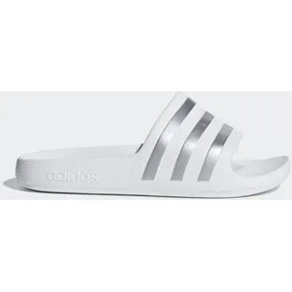 adidas Aqua Adilette Kids Cloud White / Silver Metallic / Cloud White 38