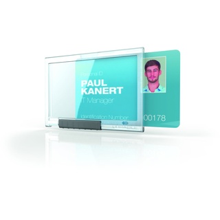 Durable Kartenhalter Pushbox MONO