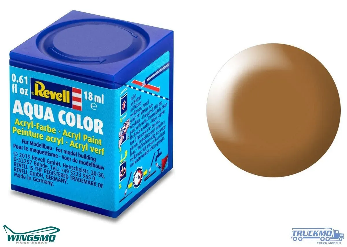 Revell Modellbaufarben Aqua Color Holzbraun seidenmatt 18ml 36382
