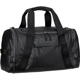 Boss Damen Herren Unisex Umhängetasche Reisetasche Stormy Sq.Holdall, Farbe:Schwarz, Artikel:-001 black - Einheitsgröße