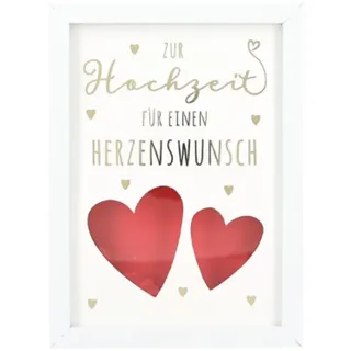 DEPESCHE Hochzeit Geldgeschenkrahmen, sortiert