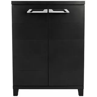 Beistellschrank Kunststoffschrank Geräteschrank Prime schwarz Haushalt Ondis24