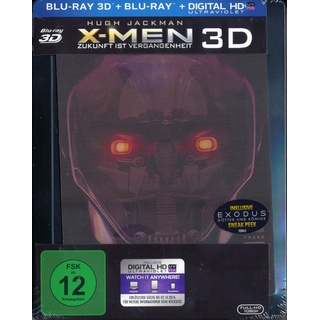 X-Men - Zukunft ist Vergangenheit - Exklusiv limitiertes Steelbook inkl. Lenticular - 3D + 2D - Blu-ray [Blu-ray] [2014] | Zustand: Neu & original versiegelt