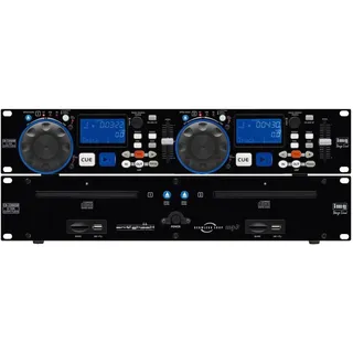 IMG Stage Line IMG STAGELINE CD-230USB DJ Doppel CD MP3 Player