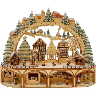 Hti-Living Leuchtbogen LED Weihnachtsmarkt