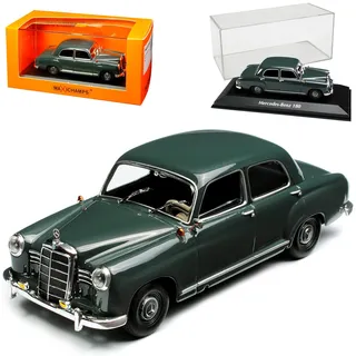 Minichamps Mercedes-Benz 180 W120 Kleiner Ponton Limousine Grau 1953-1962 1/43 Maxichamps Modell Auto mit individiuellem Wunschkennzeichen