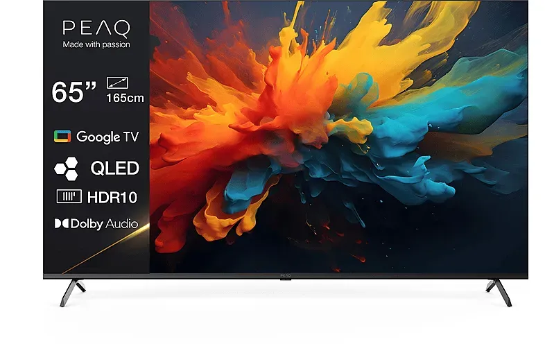 PEAQ PTV 65GQU-5124C QLED UHD TV (Flat, 65 Zoll / 164,0 cm, 4K, SMART TV)