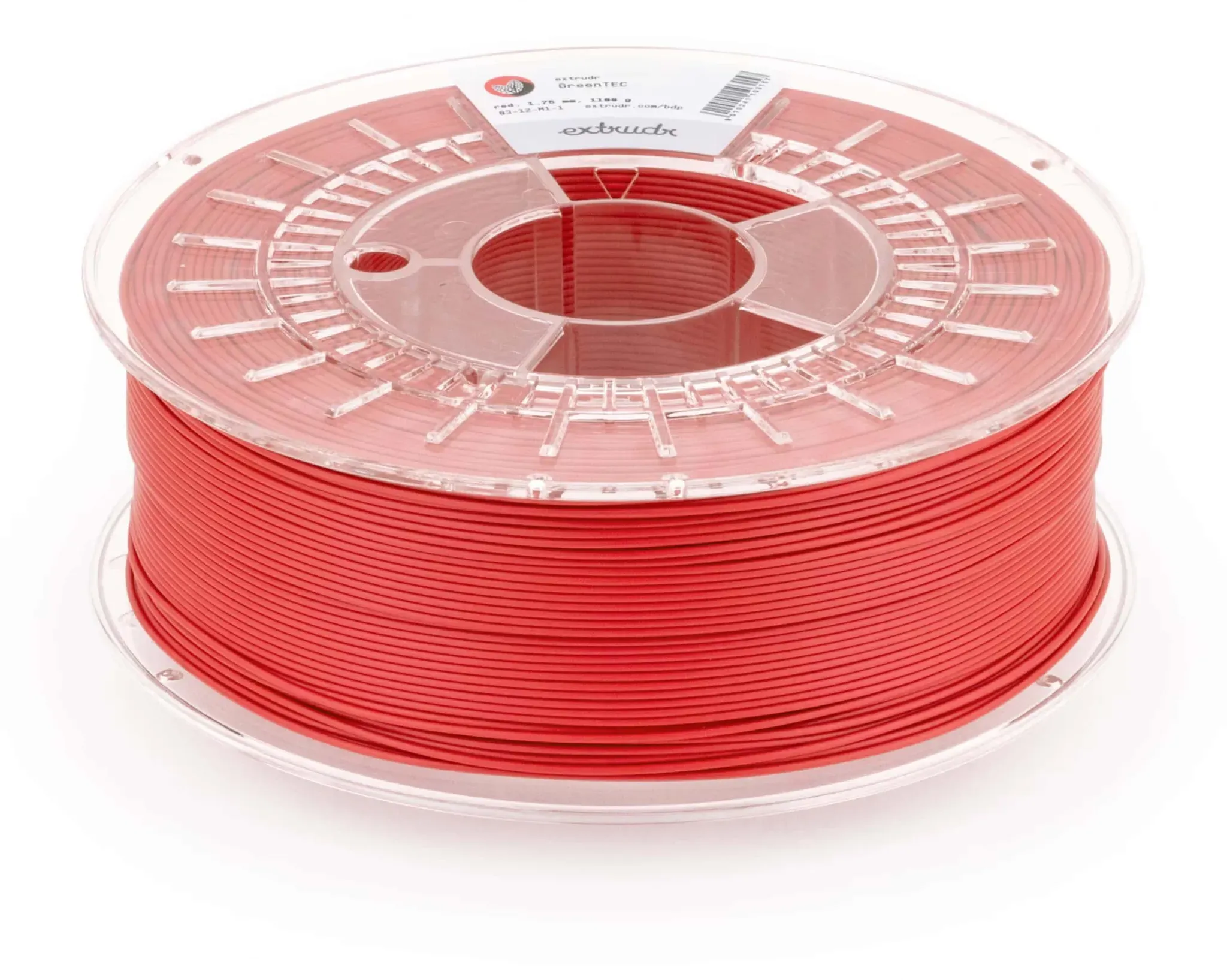 Extrudr GreenTEC - Rot, 1,75mm, 1100g