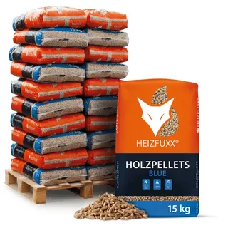 Heizfuxx Holzpellets Blue 15kg x 20 Sack 300kg Palette