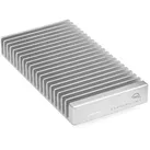 OWC Express 1M2 USB4 (40Gb/s) externes Festplattengehäuse für NVMe M.2 SSDs Silber Aluminium