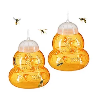 relaxdays Wespenfalle orange, 2 St.