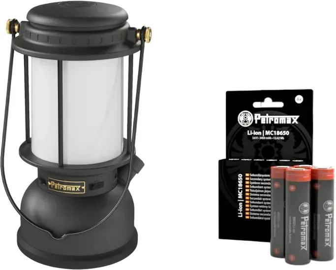 Petromax LM500 Bundle LED Laterne + 4er-Set Akku | Neue Charge