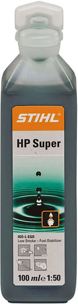 STIHL Zweitakt Motorenöl HP Super 1:50, Leistungsklasse: JASO-FB, ISO-L-EGB, 100...