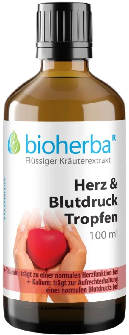 Herz und Blutdruck Tropfen Tinktur 100 ml