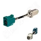 ANT-F-FAKRA Antennenadapter, F-Buchse auf FAKRA-Stecker für DVB-T Tuner