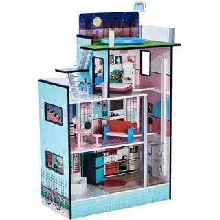 Olivia's Little World Stil Barcelona Dolls House Puppenhaus, blau TD-13111D