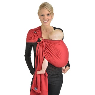 Hoppediz Ring-Sling, Baby-Tragetuch ab Geburt, 100 % schadstoffgeprüfte Baumwolle, Design Paris