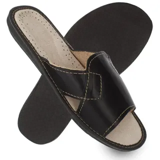 filsko Edle Sommer Pantoletten für Herren Hausschuh 42 EU