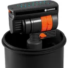 Gardena Komplett-Set mit Viereck-Versenkregner OS 140 für Flächen bis zu 140 m2