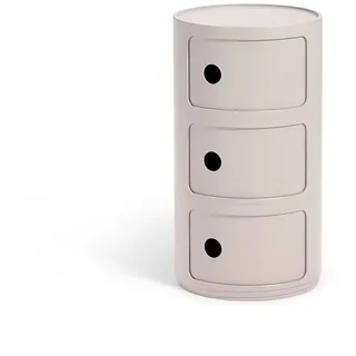 Kartell Componibili Bio Container 3-fächer, Crémefarben