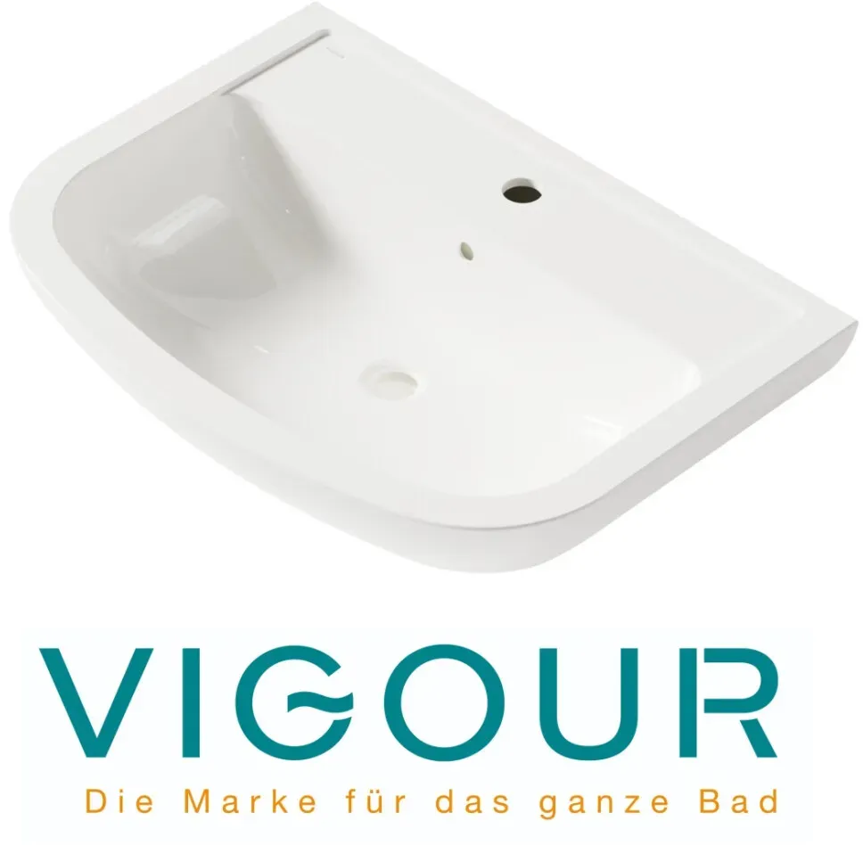 VIGOUR ONE Waschtisch weiß, in zwei Größen erhältlich