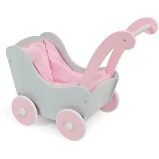 Bayer Chic 2000 Holzpuppenwagen puntos grey