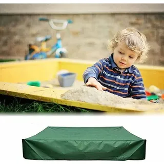 Sandkastenplane, Sandkastenabdeckung, quadratische Schutzplane, wasserdichtes und staubdichtes Oxford, mit Kordelzug, für Sandkasten, Schwimmbad,