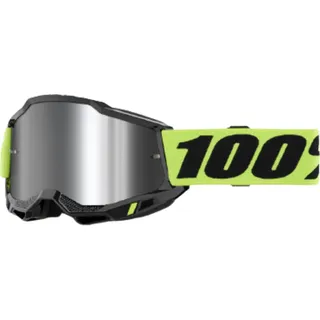 100% Accuri 2 Neon Yellow - Mirror Silver Lens