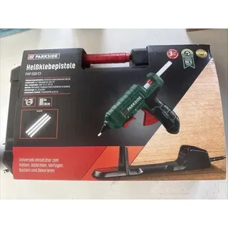 Parkside Heißklebepistole PHP 500 E3 Zubehör Heißkleber 500 W mit 3 Klebestiften