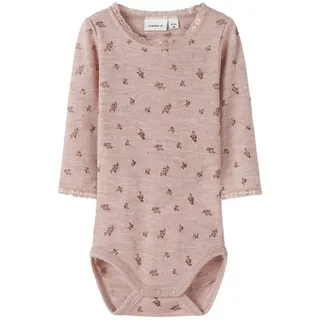 NAME IT Damen Nbfwang Wool Needle Ls Body Noos, Shadow Gray, Numeric_50 - numeric_50
